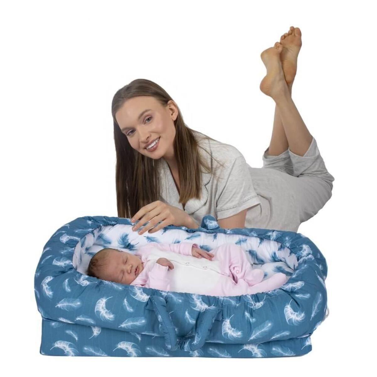Sevi Bebe Anne Yanı Bebek Reflü Yatağı Tüy