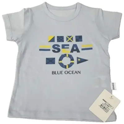 Bibaby T-Shirt Bimboo Sea Mavi