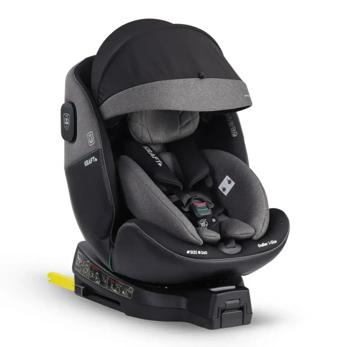 Kraft Galler I-Size Oto Koltuğu 0-36 Kg Black
