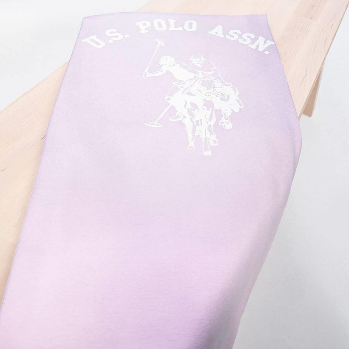 U.S. Polo Battaniye Açık Lila