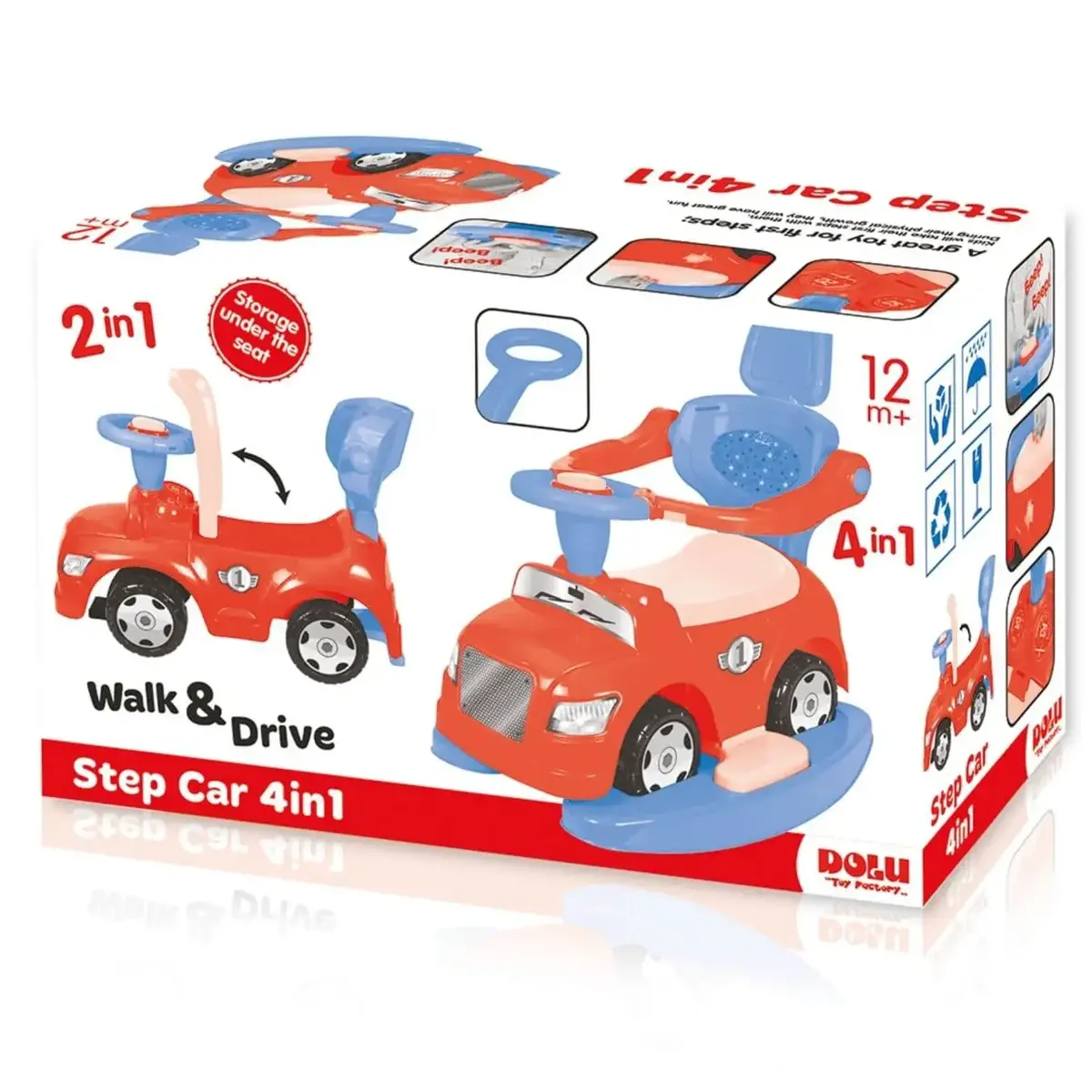 Dolu Step Araba 4'ü 1 Arada