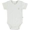 Bibaby Organik Body Kısa Kol Basic Nature Ekru