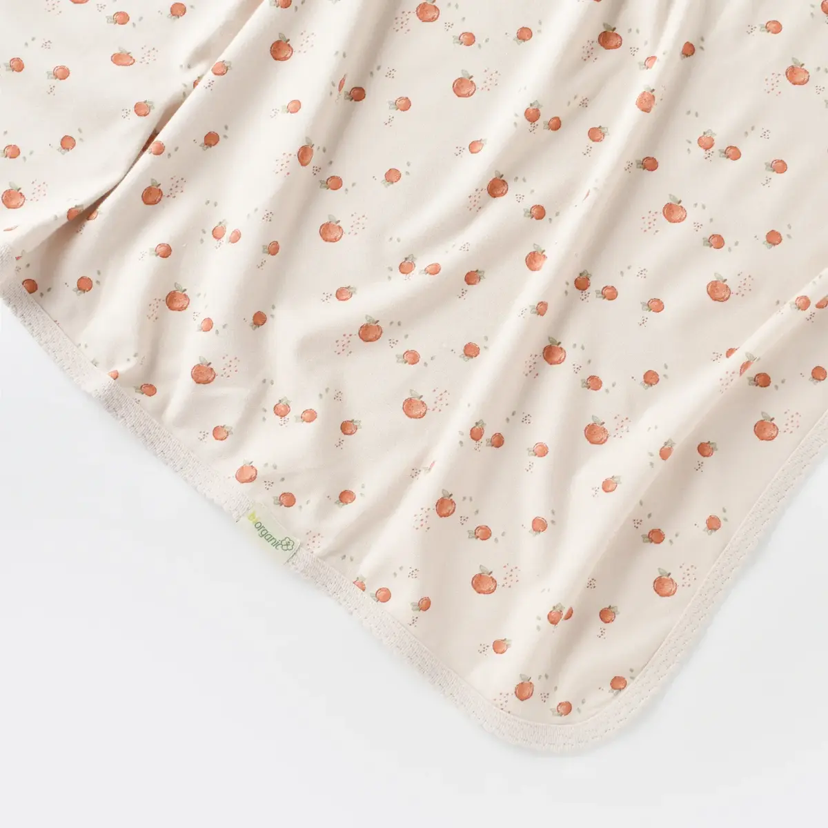 Bibaby Organik Zıbın Takımı Battaniyeli Tüllü Summer Fruit Light Cream Caramel