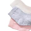 Bibaby Organik Çorap Soket 3lü Basic Pembe - Gri