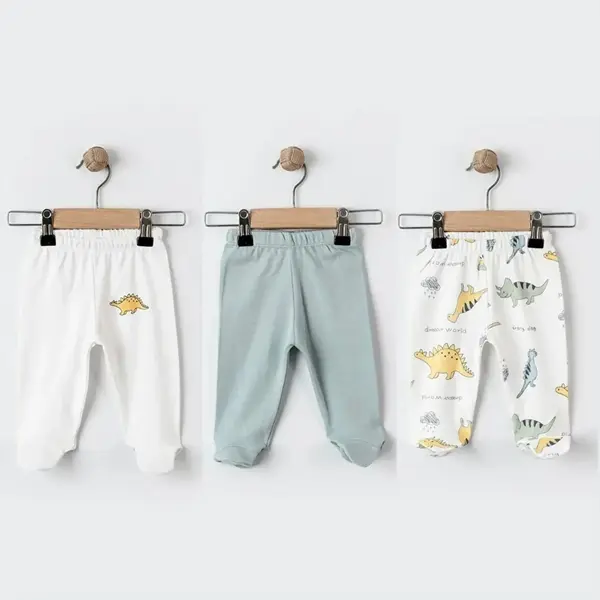 Tiffany Pantolon Patikli 3lü Dinosaur Theme