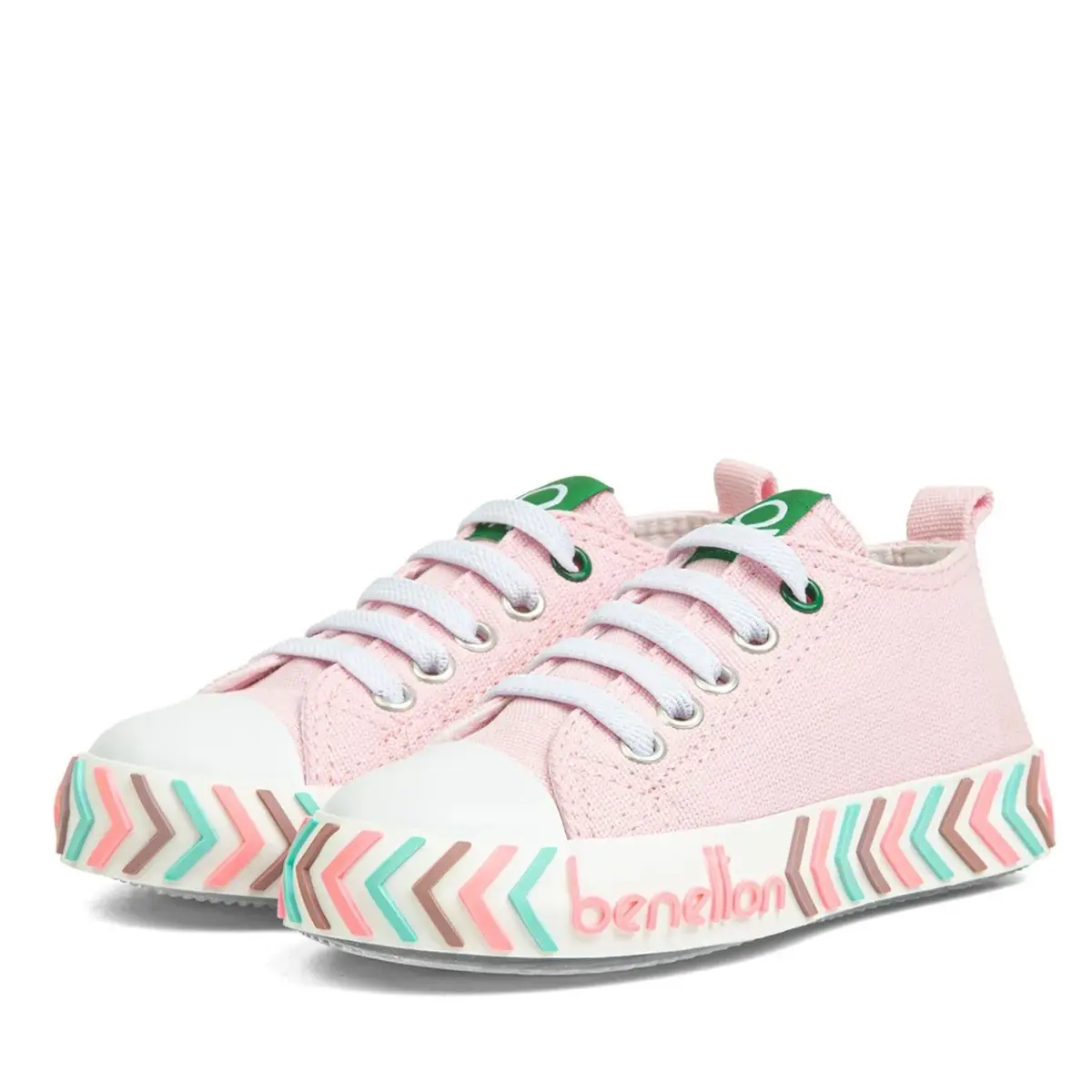 Benetton Ayakkabı Spor Patik Suni Deri Pembe Benetton Ayakkabı Spor Patik Suni Deri Pembe