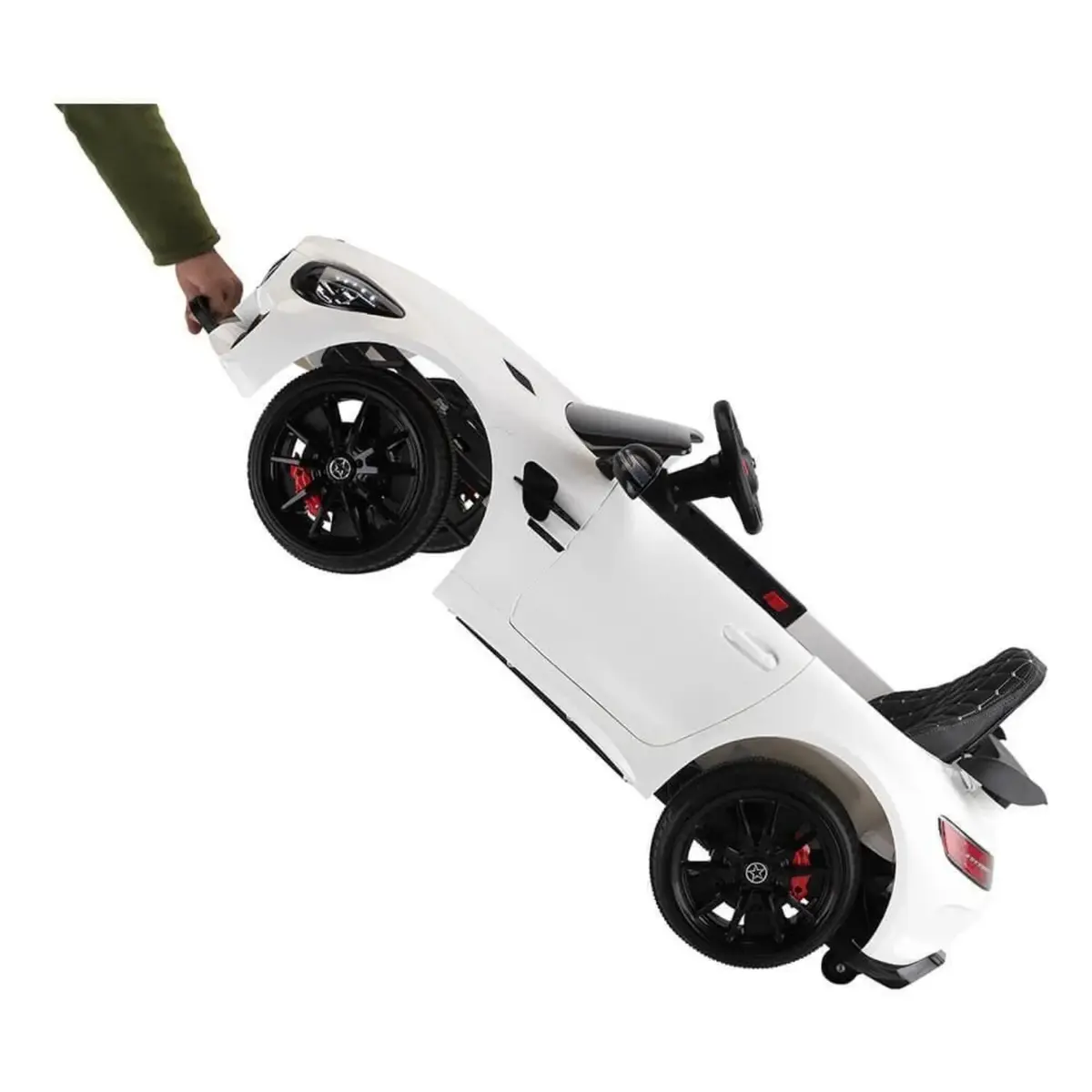 Babyhope 444 GTR Sport Akülü Araba Beyaz 12V