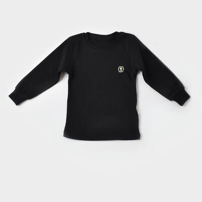 Bibaby Organik Sweatshirt A Little Basic Siyah