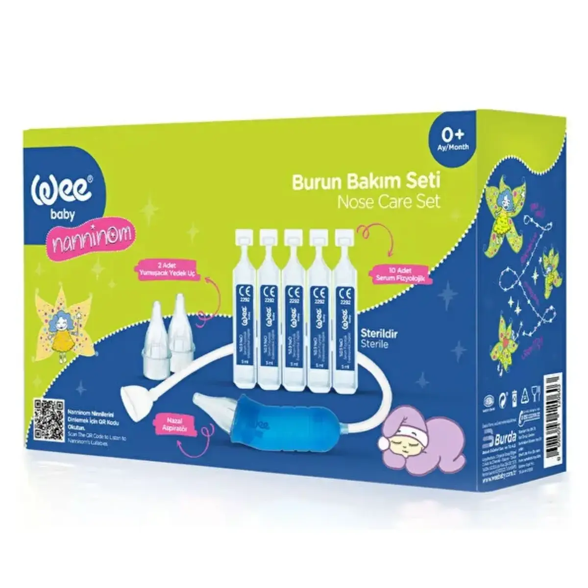 Wee Baby Nanninom Burun Asp. +2 yedek uç+serum fiz