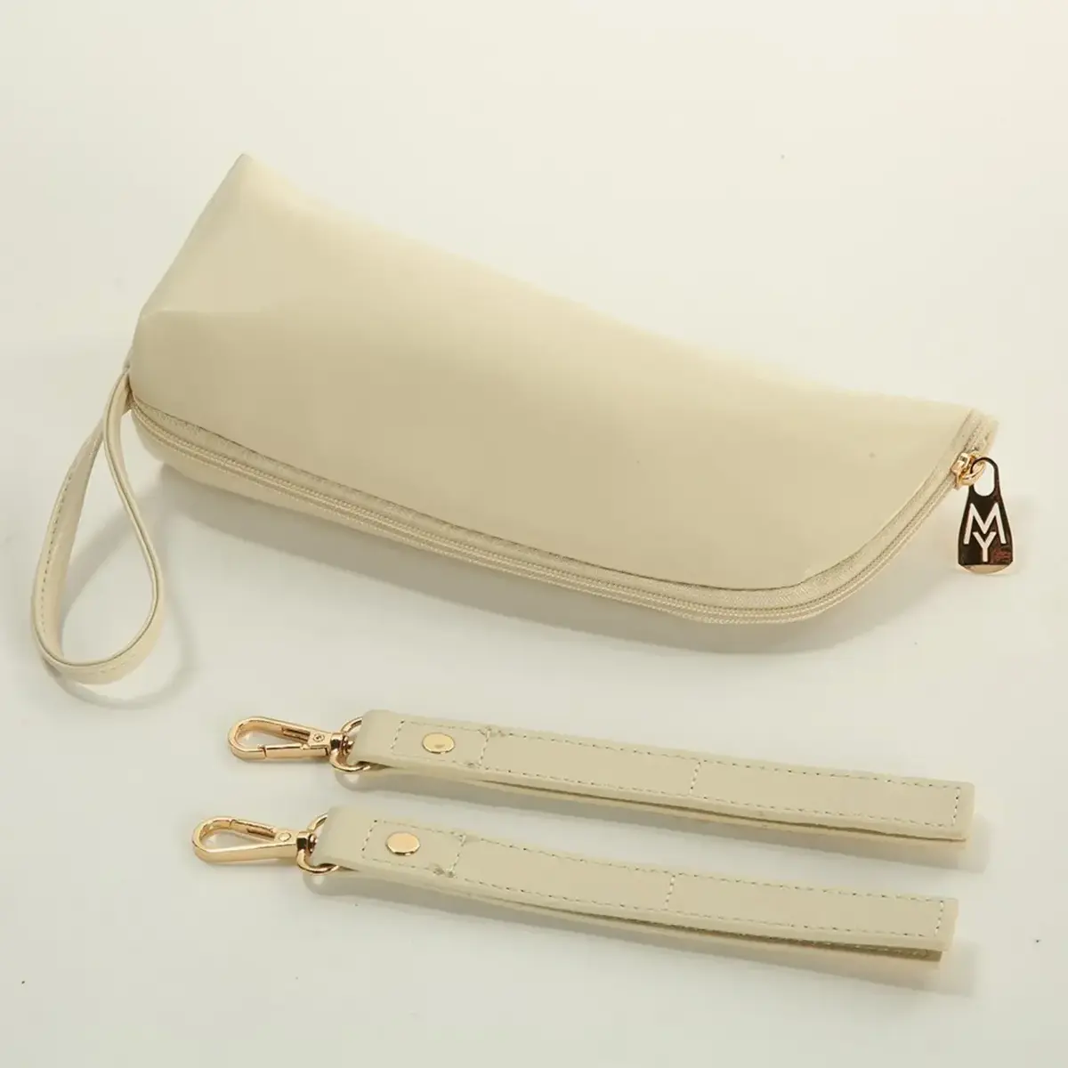 M&Y Collection Puff Deri Sırt Çantası Krem / Cream