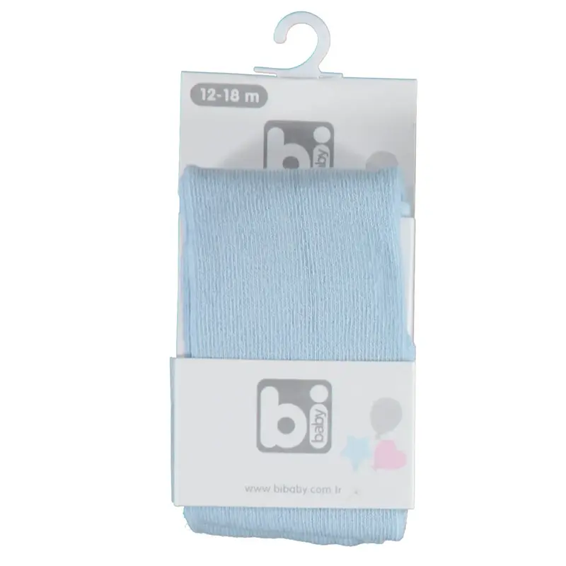Bibaby Çorap Külotlu Klasik Düz Mavi