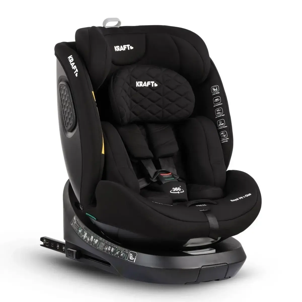 Kraft Royal Pr Oto Koltuğu 0-36 Kg Black