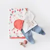 Bibaby Organk Zıbın Takımı Battaniyeli Tüllü Wild Flowers Coral