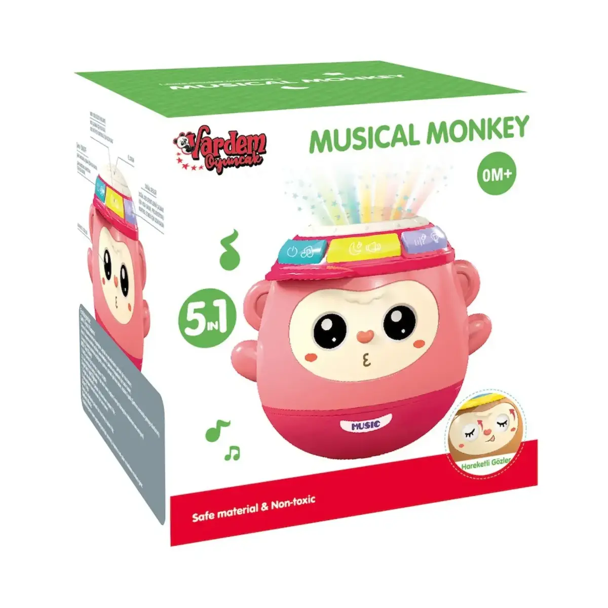 Vardem Maymun Projeksiyon 5IN1 Oyuncak