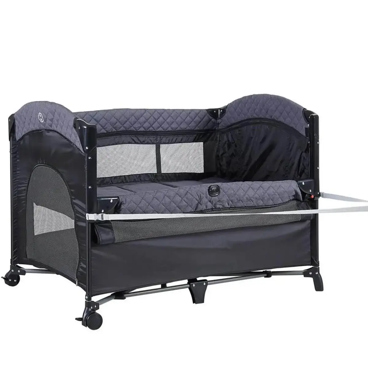 Prego 8040 Miami Premium Anne Yanı Oyun Parkı 70x120 cm Füme