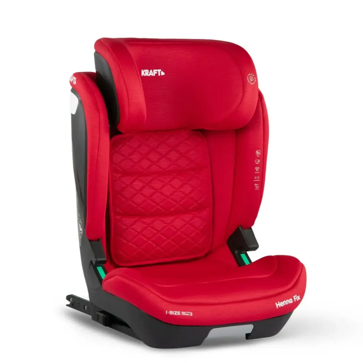 Kraft Henna Fix I-Size Oto Koltuğu 15-36 Kg Red