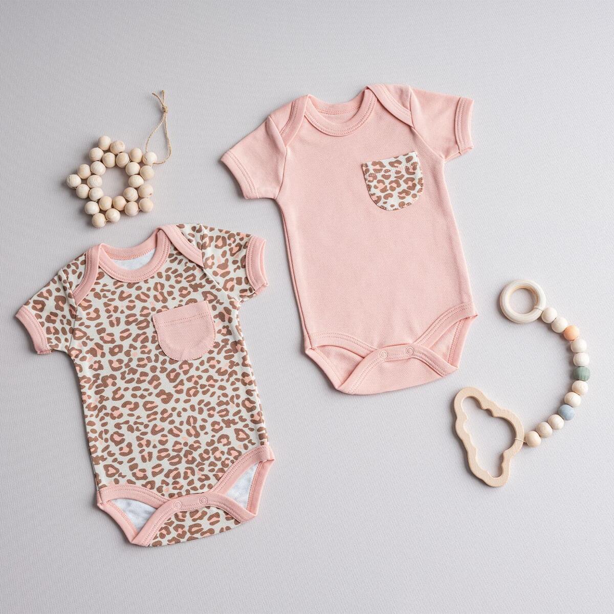 Tiffany Body Kısa Kol 2li Leopard Theme