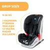 Chicco Youniverse Fix Oto Koltuğu 9-36 Kg Jet Black