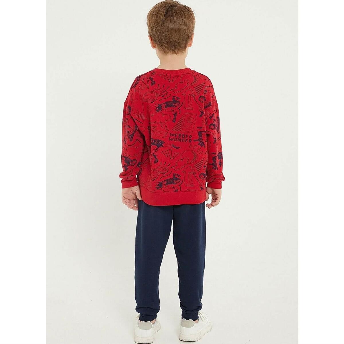 Spider Man Eşofman Takımı Kırmızı