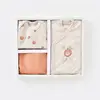 Bibaby Organik Zıbın Takımı Summer Fruit Prematüre Light Cream Caramel