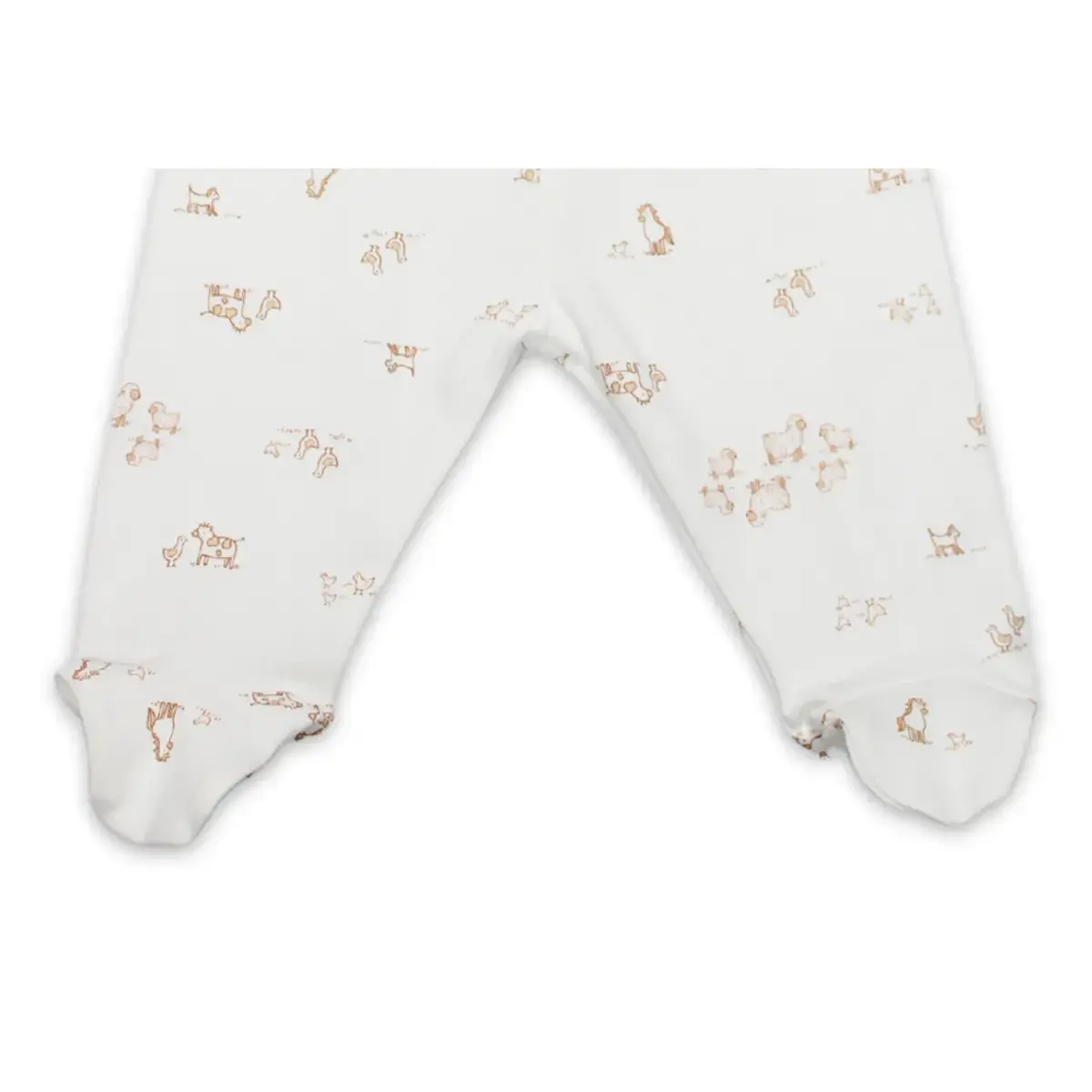 Bistyle Pantolon Patikli Curly Lamb Bej - Mavi - Ekru