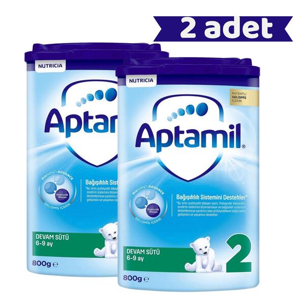 Aptamil 2 Devam Sütü 800 gr x2