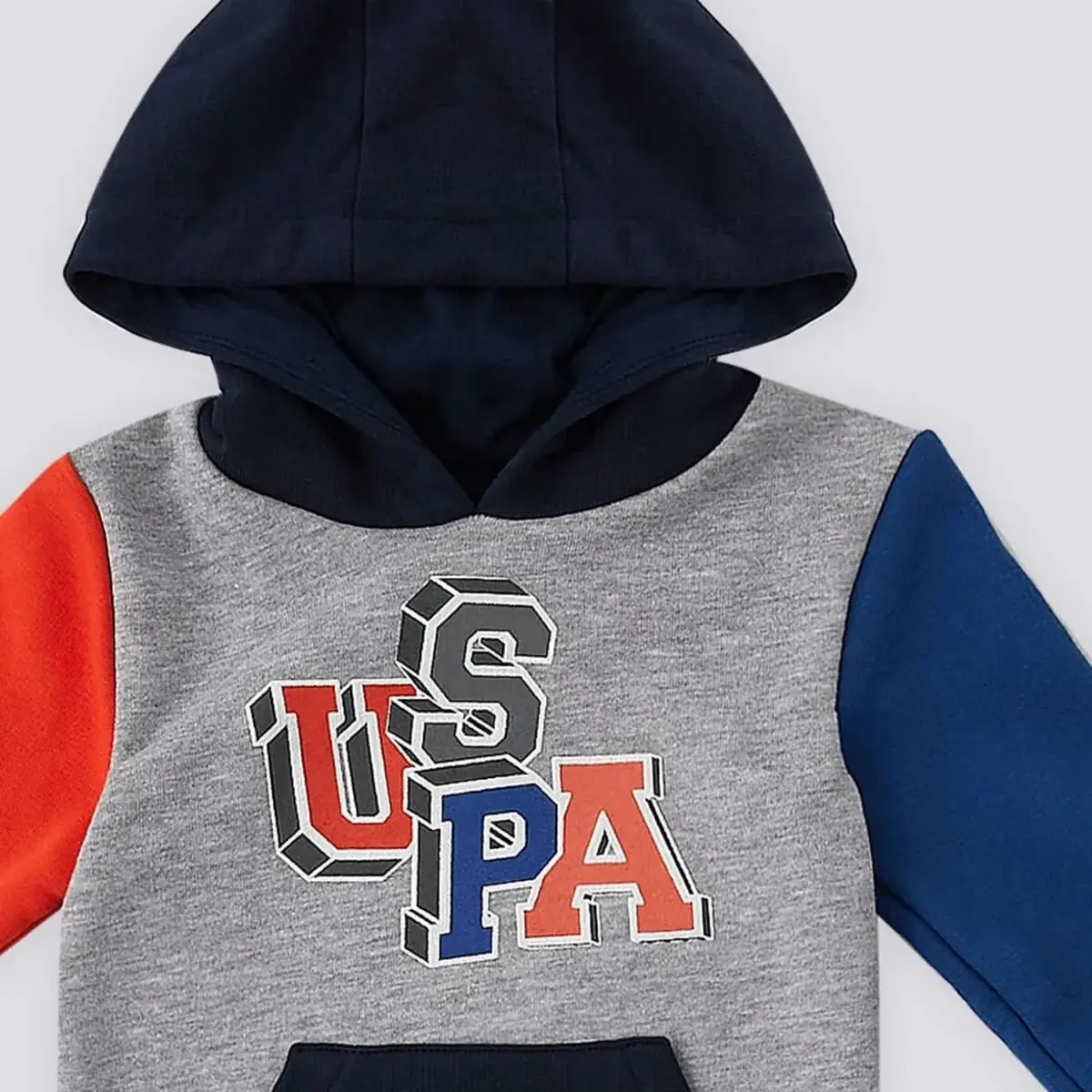 U.S. Polo 2li Takım Gri Melanj