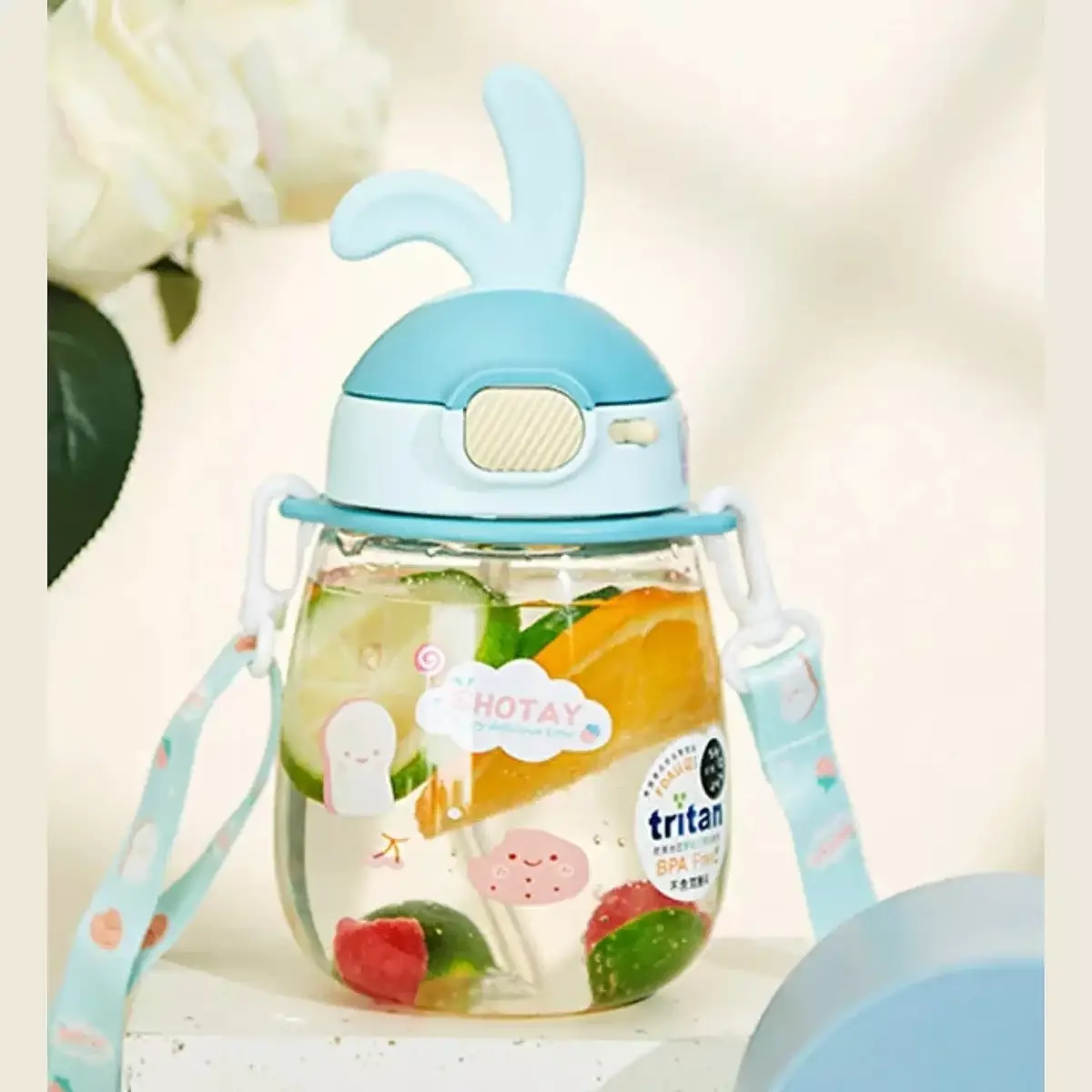SHOTAY RABBIT TRITAN MATARA 600 ML. MAVİ