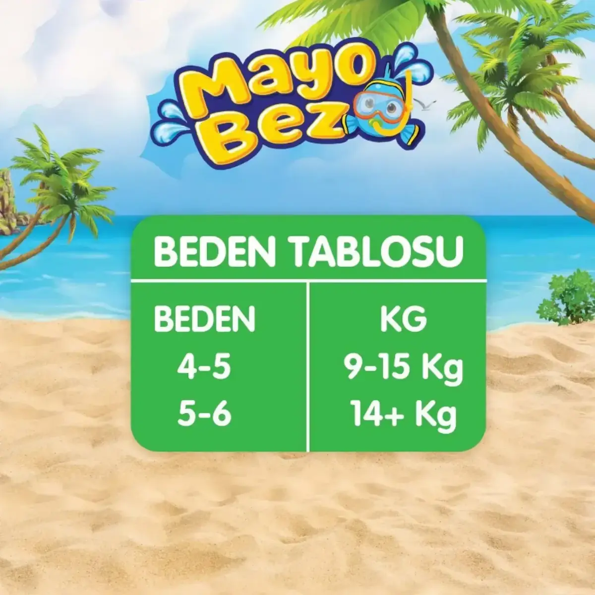 Molfix Mayo Bez 5-6 numara 14+ Kg 10 adet+Sebamed Bebek Güneş Kremi 50 Faktör 75 ml