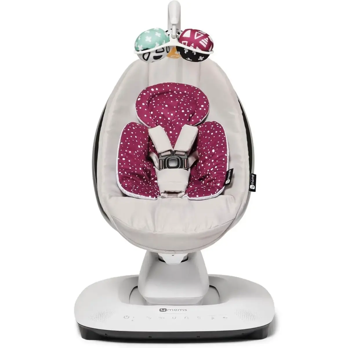 4moms MamaRoo 5.0 Çift Yönlü Yenidoğan Destek Pedi Maroon Plus