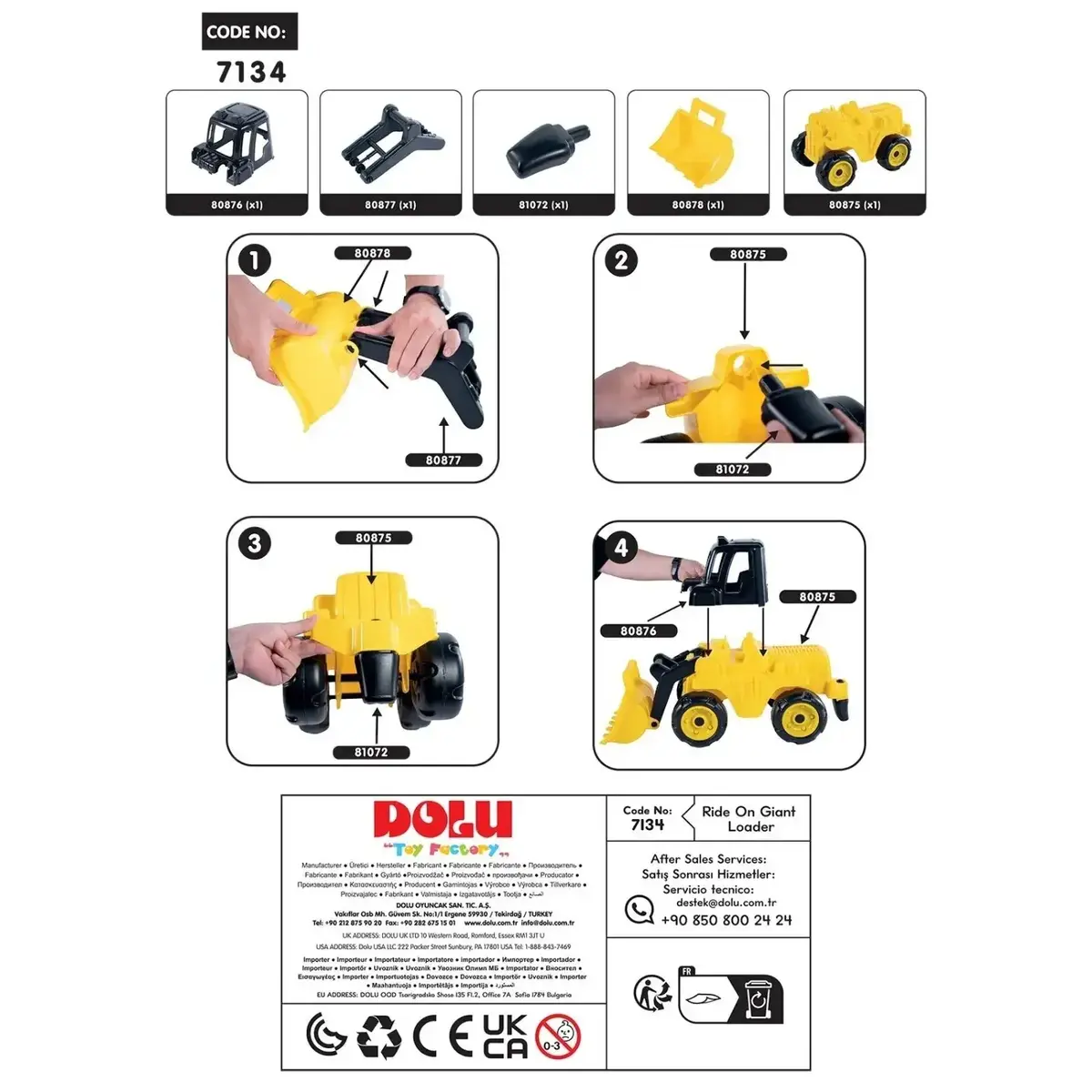 Dolu Büyük Kepçeli Arabam