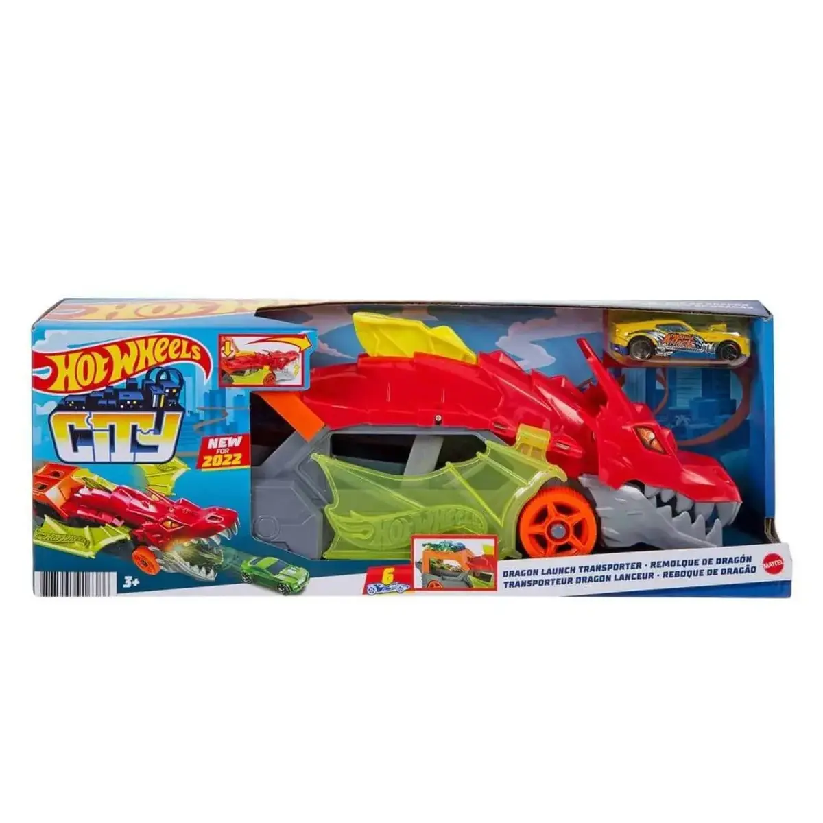 Hot Wheels Fırlatıcı ve Taşıyıcı Ejderha