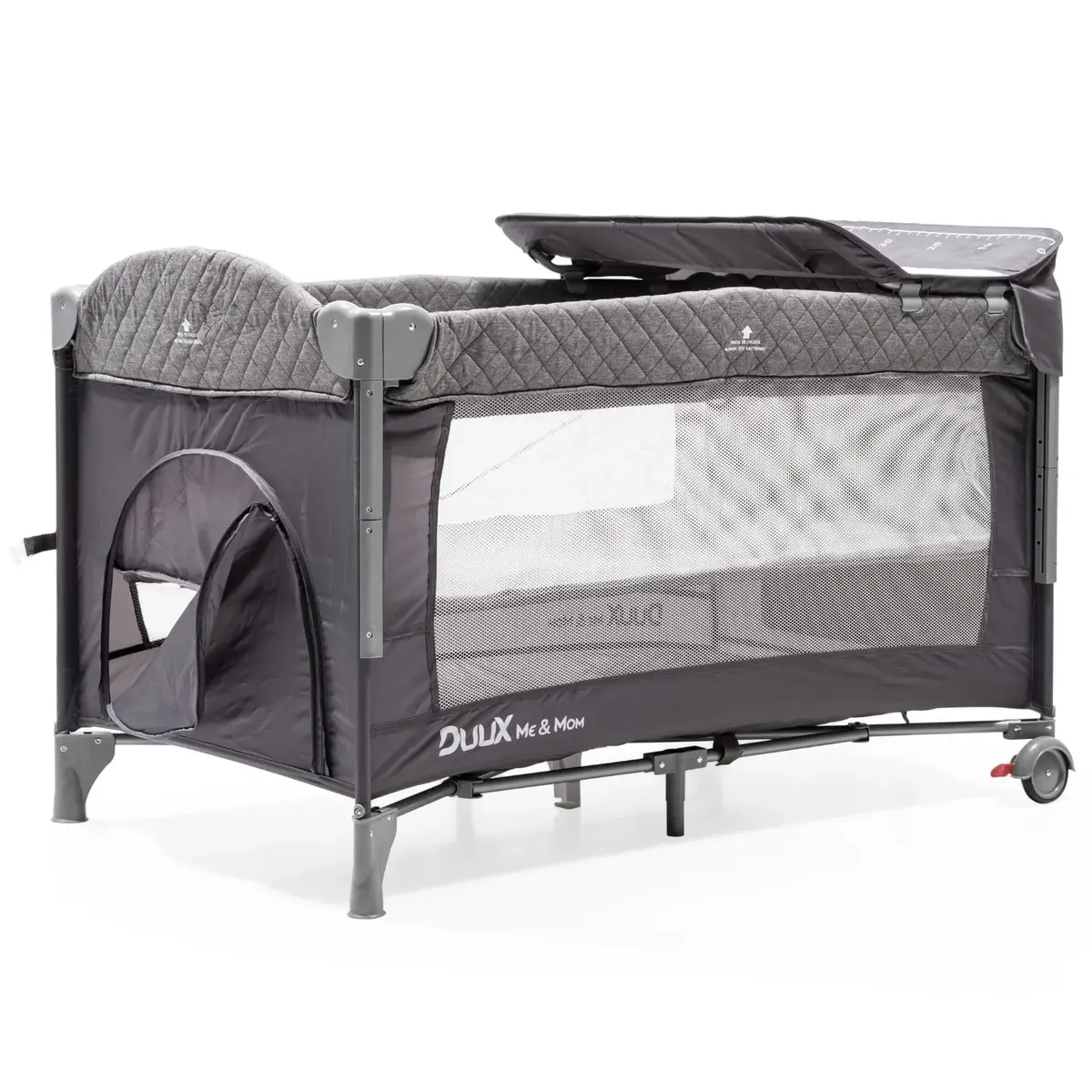 Duux Me And Mom Anne Yanı Oyun Parkı 70x120 cm Grey Duux Me And Mom Anne Yanı Oyun Parkı 70x120 cm Grey