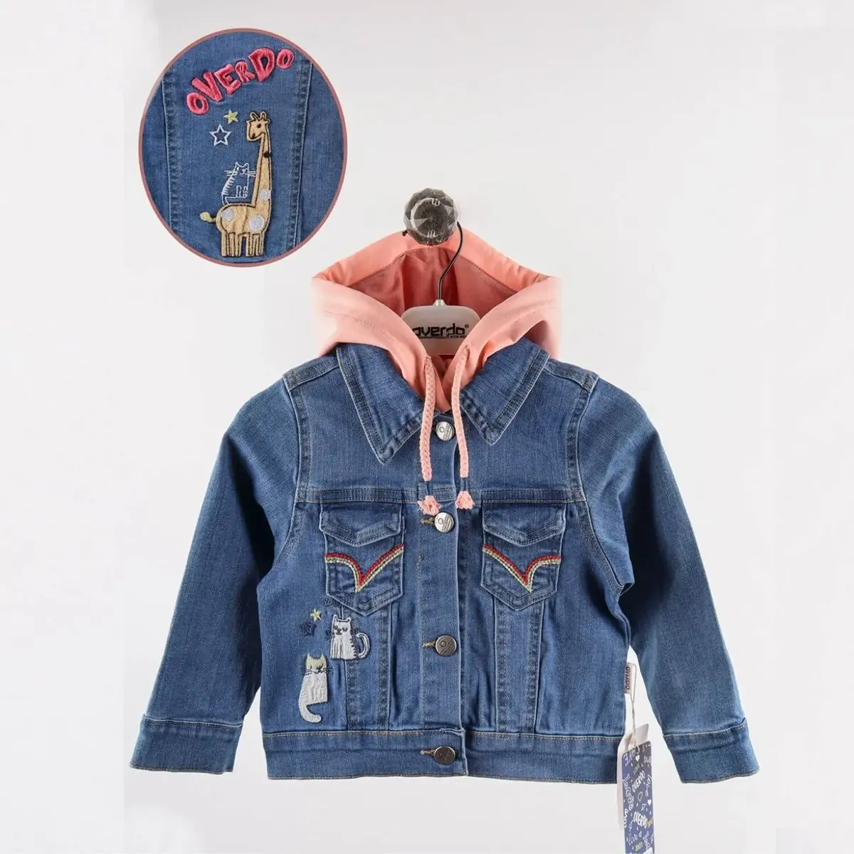 Overdo Ceket Zürafa Kot Somon Overdo Ceket Zürafa Kot Somon