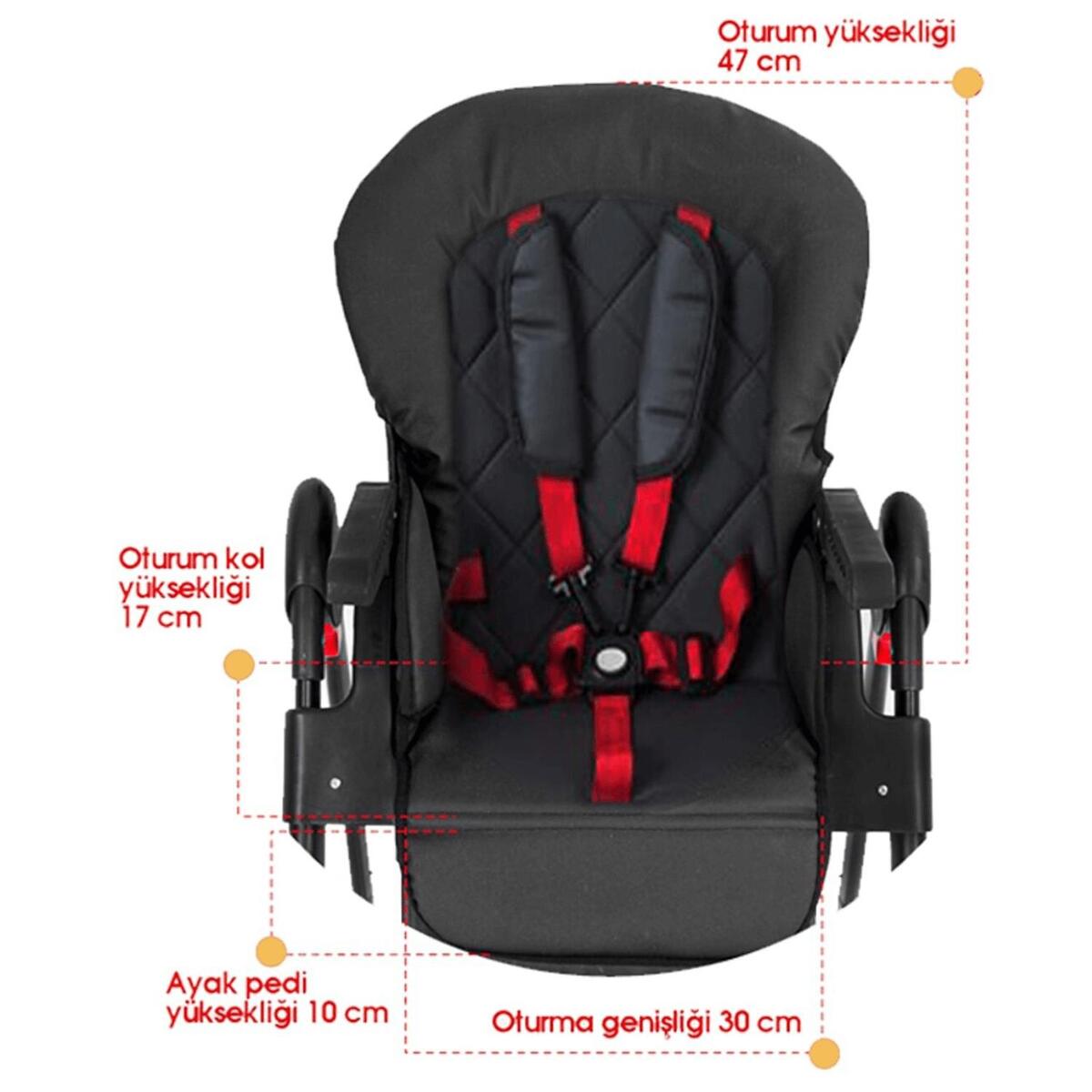 Baby Care Multiflex Mama Sandalyesi Siyah