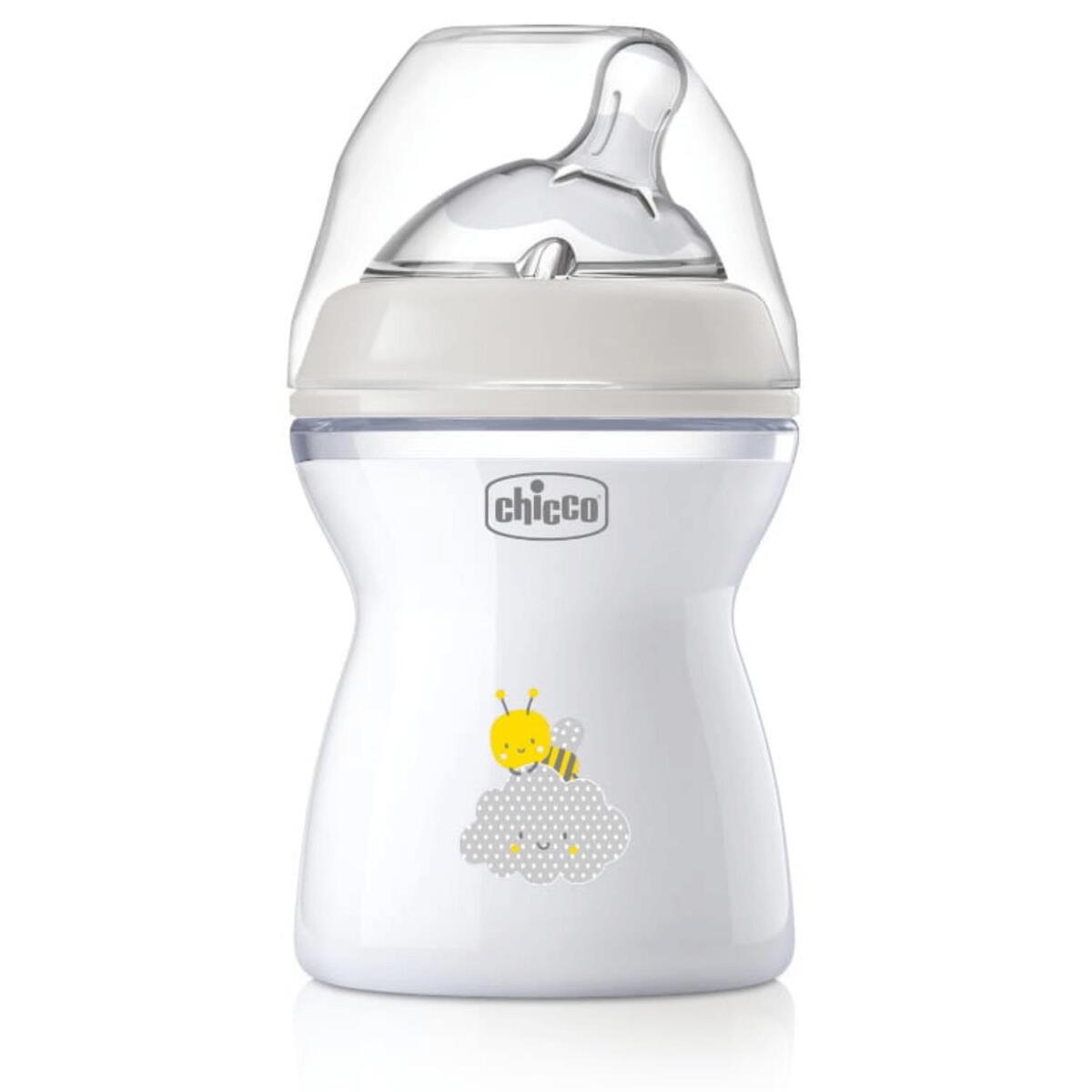Chicco Natural Feeling Silikon Emzikli PP Biberon Desenli 250 ml 2+ Ay Yeni