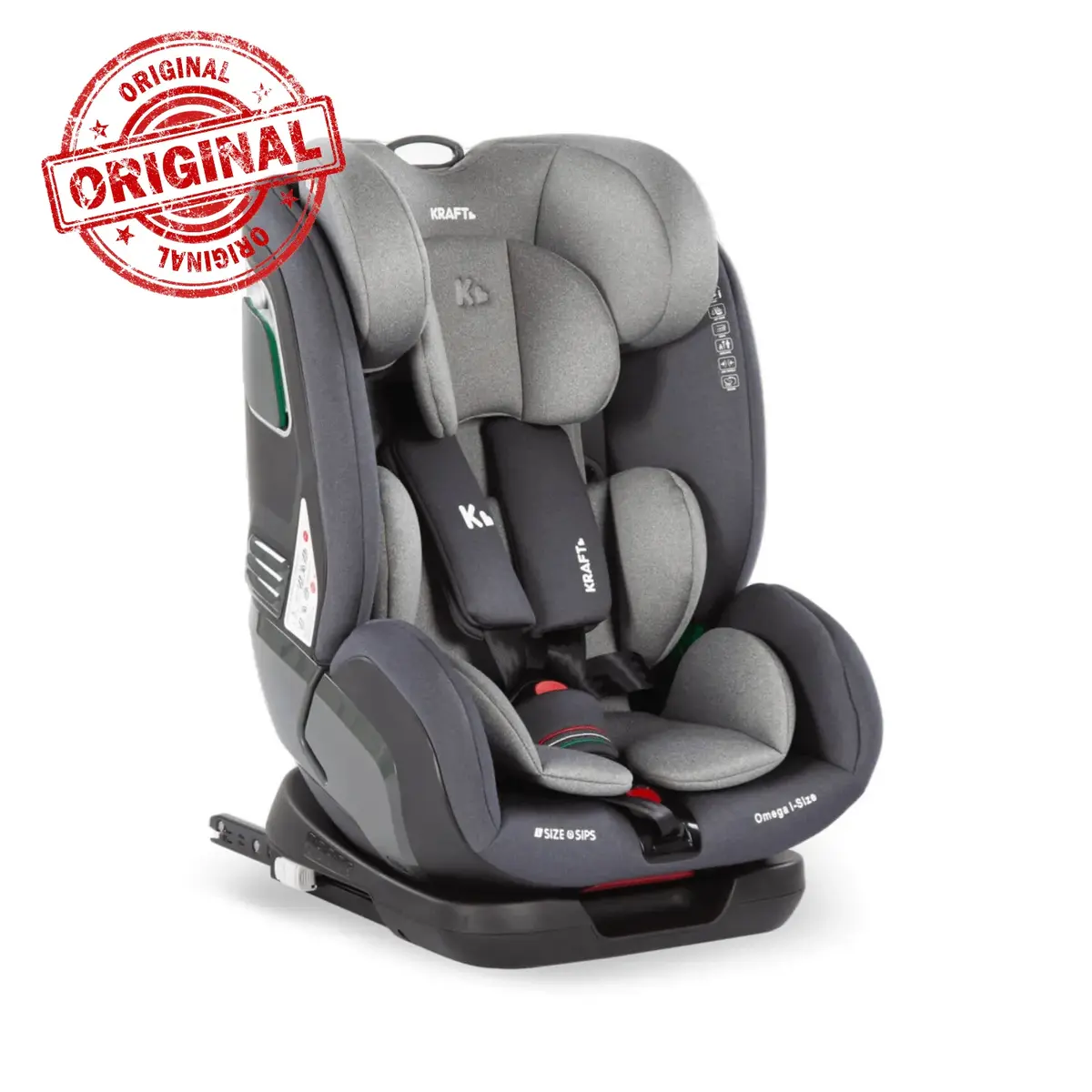 Kraft Omega I-Size Oto Koltuğu 9-36 Kg Light Grey