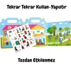 Lino Tekrar Tekrar Kullanılabilen İlk Sticker Kitabım My House