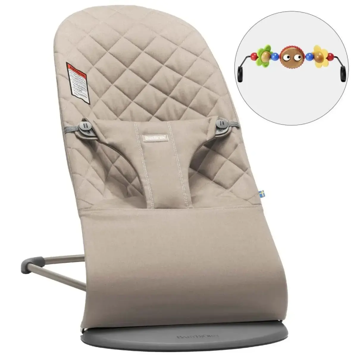 Babybjörn Bliss Ana Kucağı Oyuncaklı Woven Sand Grey