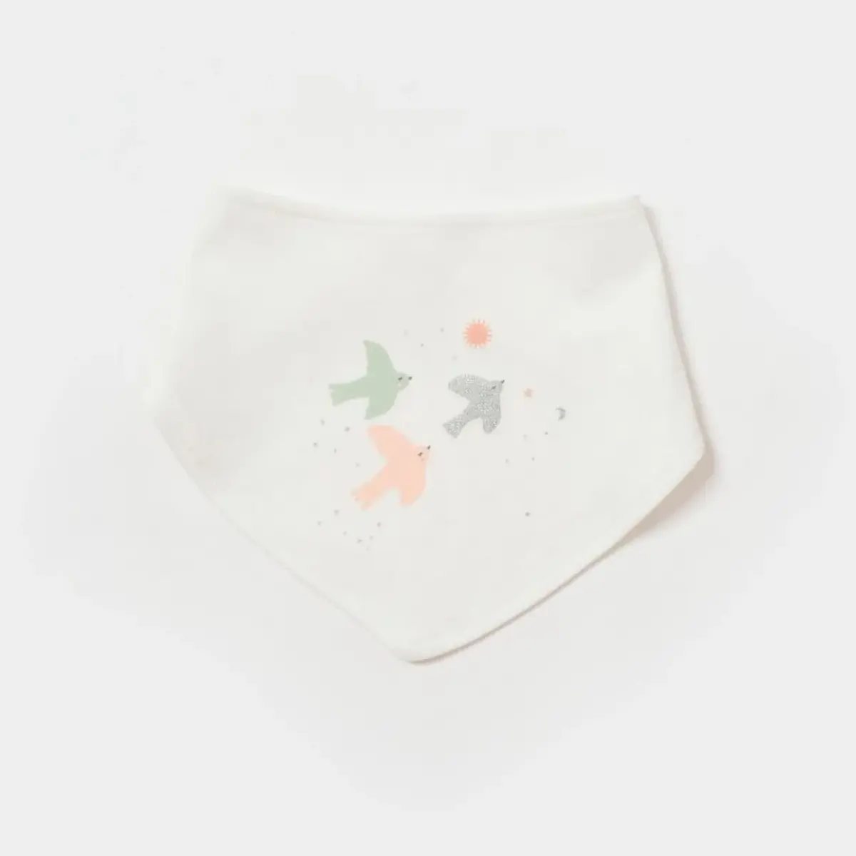 Bibaby Organik 3lü Takım Tiny Birds Ekru - Yeşil