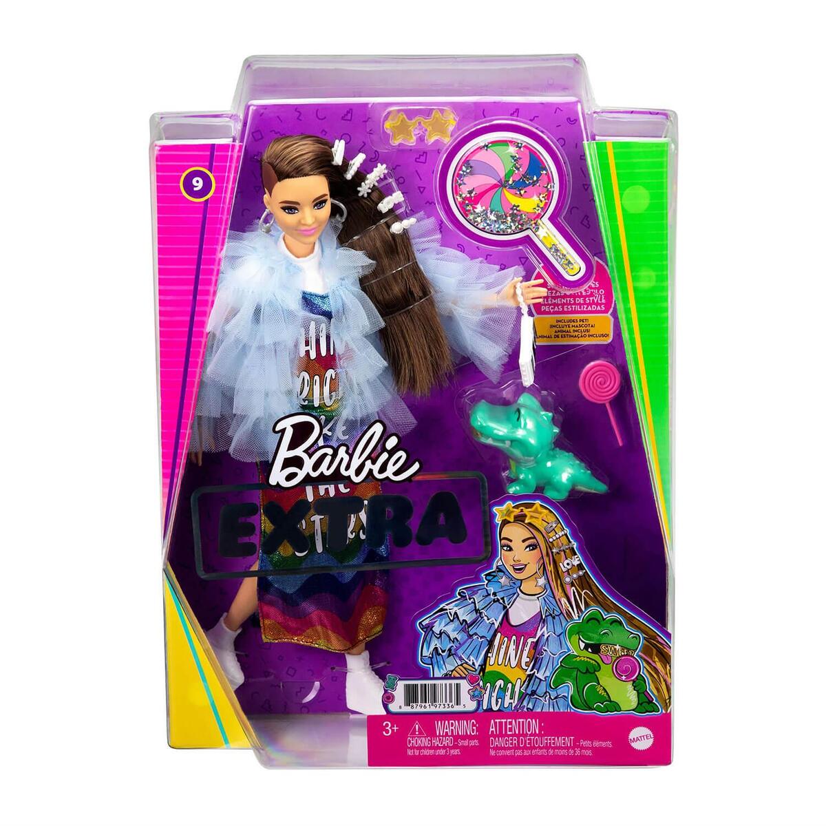 Barbie Extra Örgü Saçlı Bebek
