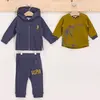 U.S Polo 3lü Takım Uzun Koyu İndigo
