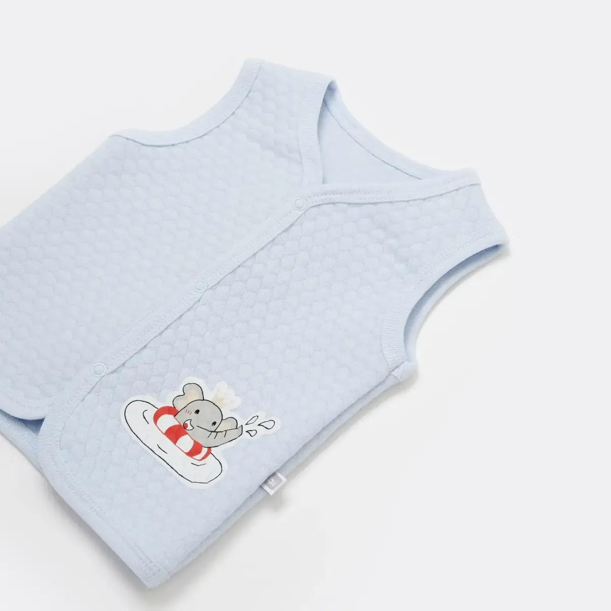 Bibaby Yelek Kapitone Swimming Elephant Mavi