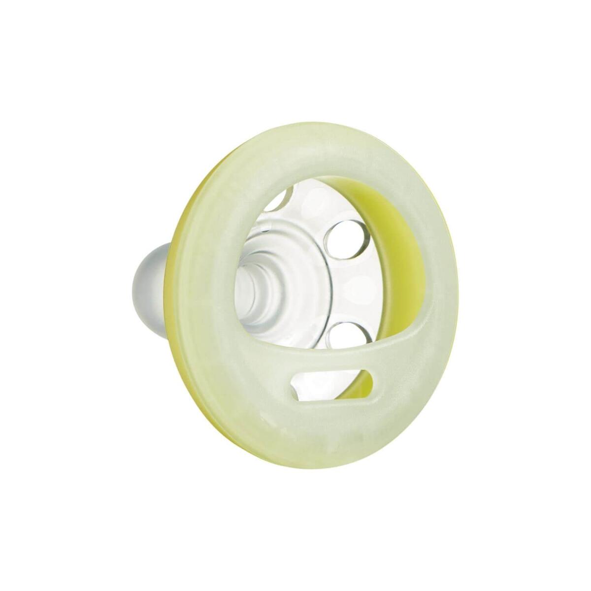 Tommee Tippee Breastlike Emzik 2li Gece 0-6 Ay Sarı - Beyaz