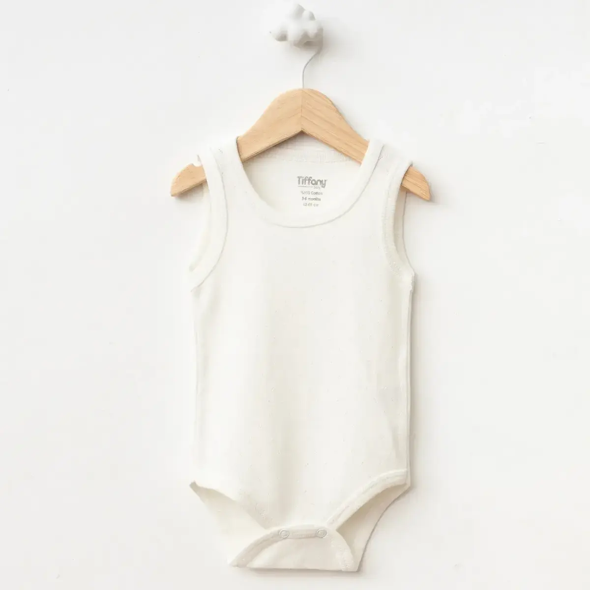 Tiffany Atlet Body Jakarlı Basic Tema Ekru