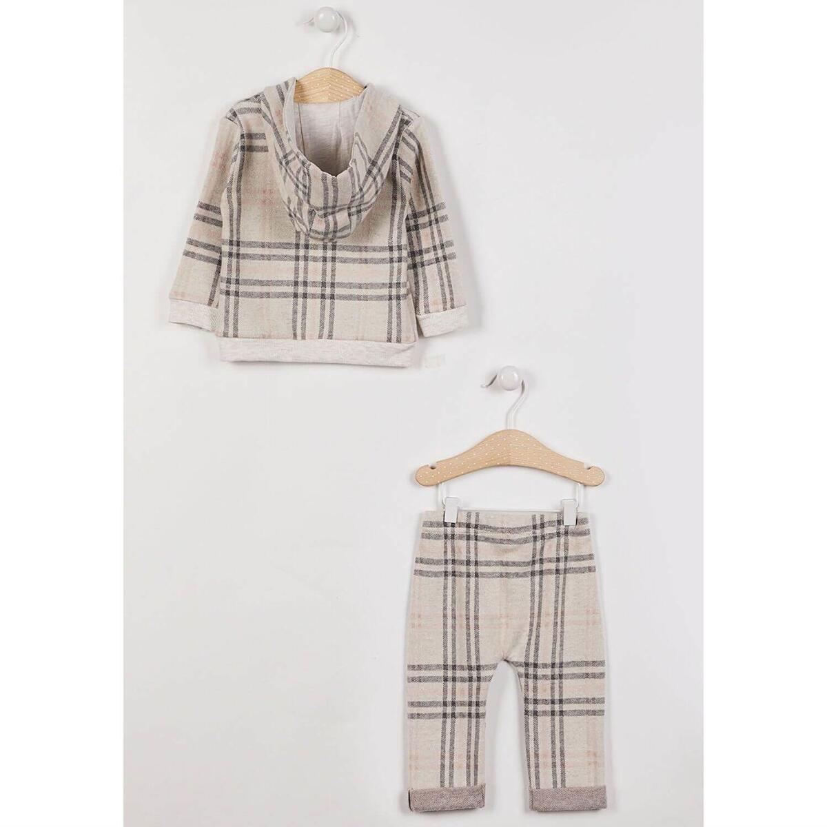 U.S. Polo 2li Takım Uzun Kol Krem Melanj