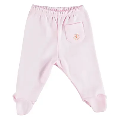 Bibaby Organik Pantolon Patikli Basic Pembe