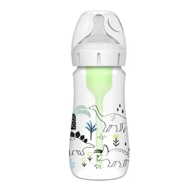 Dr Browns PP Biberon Geniş Ağız Anti-Kolik Options+ Dinazor Desenli 270 ml 