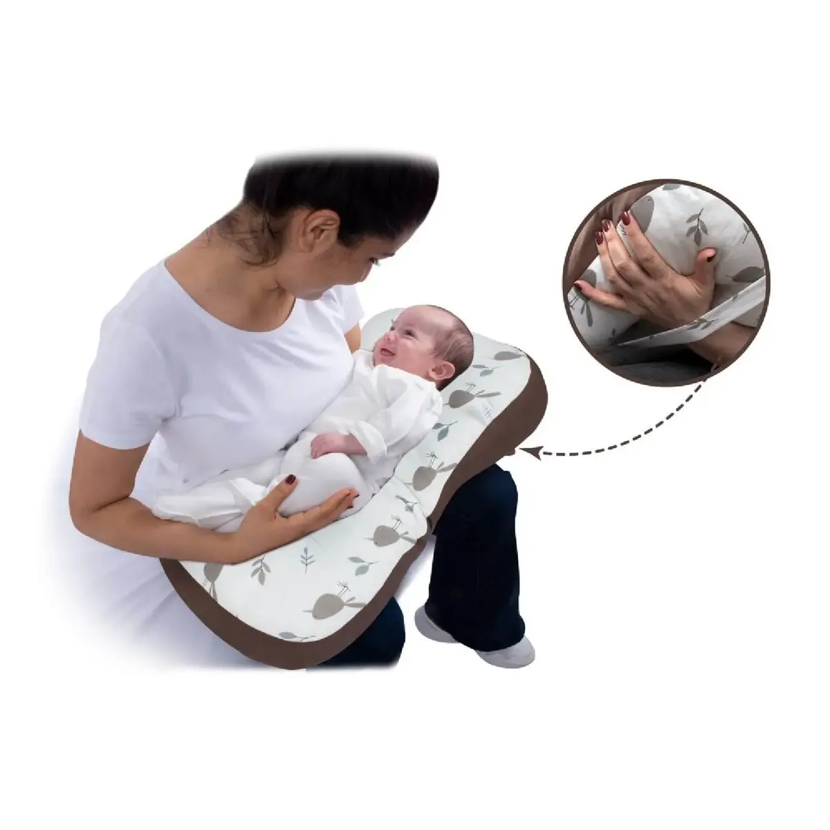 Sevi Bebe Pratik Emzirme Minderi Kuş Desenli