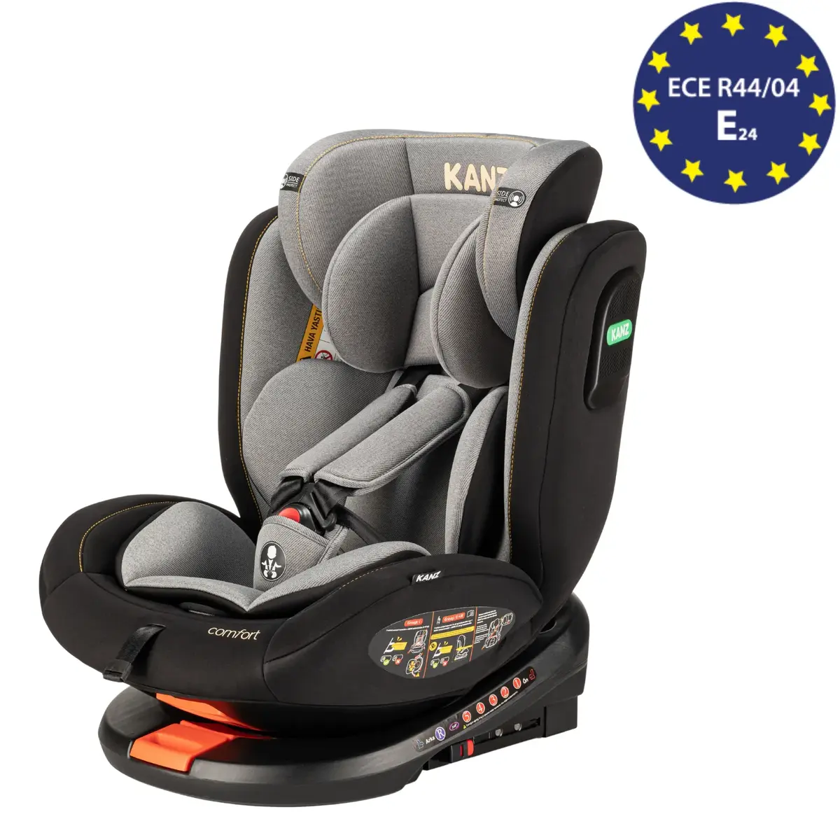 Kanz Comfort Oto Koltuğu 0-36 Kg Siyah